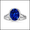 Oval-Sapphire-and-Diamond-Split-Shank-Ring Oval-Sapphire-and-Diamond-Split-Shank-Ring