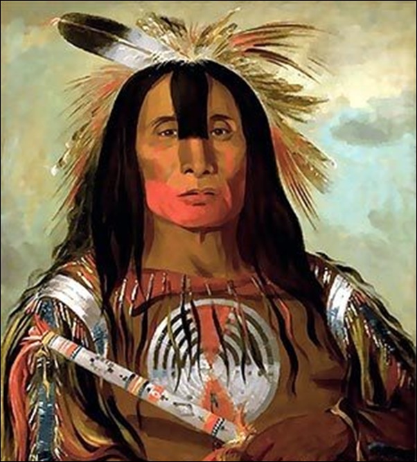 Karl Bodmer, Portrait d'indien Karl Bodmer, Portrait d'indien