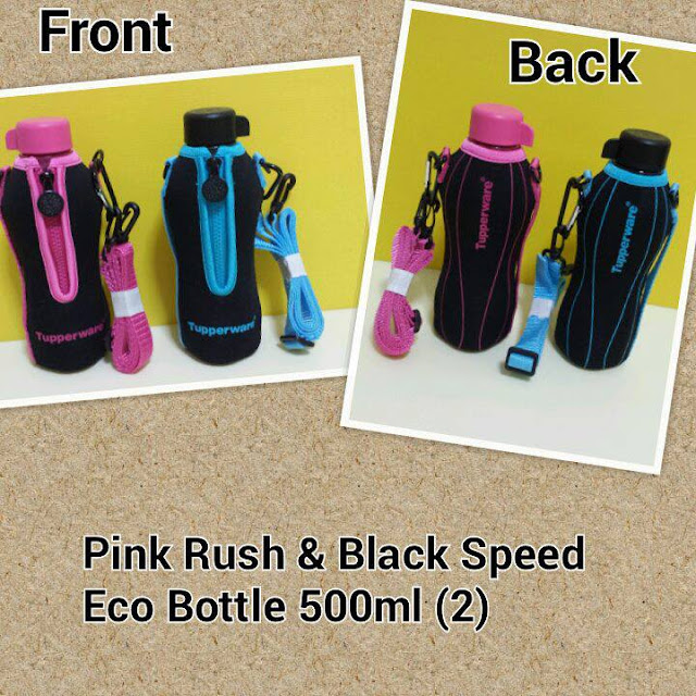 Buy Tupperware in Singapore Pretty Limited Edition Tupperware Eco Bottles with Sling Pouch