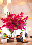 Floral arrangements brought color to Terrace's bar (http://www.parrotcay.como.bz/eat-and-drink/terrace). Floral arrangements brought color to Terrace's bar (http://www.parrotcay.como.bz/eat-and-drink/terrace).
