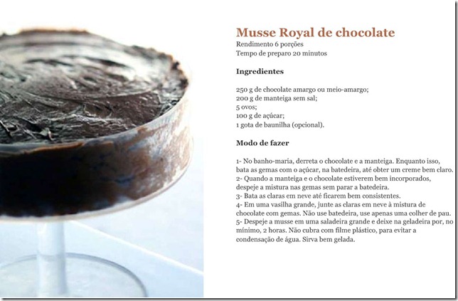 Musse Royal de chocolate