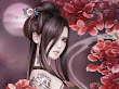 Fantasy Moon And Samurai Girl