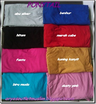 seri warna ponytail 1
