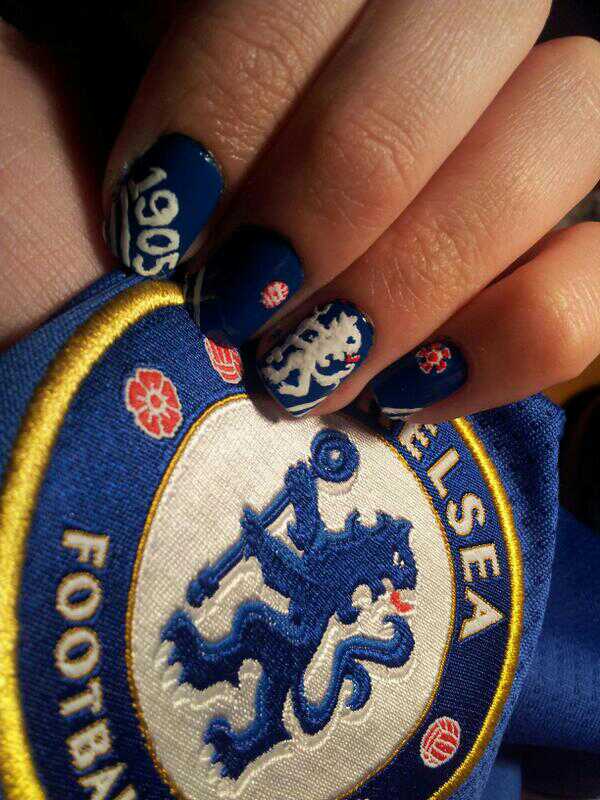 nailartinc CHELSEA FC NAILART