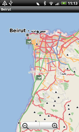 Beirut Street Map