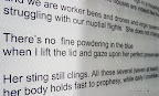 Exhibition "Reading Fire Writing Flame" by Eileen Casey