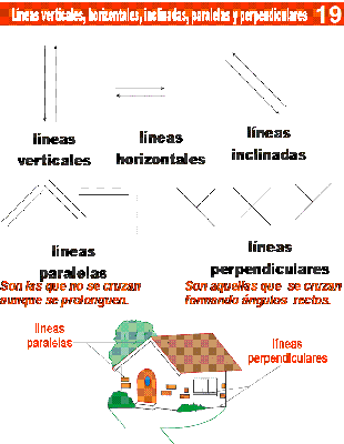 Ejercicios líneas verticales, horizontales, paralelas y perpendiculares