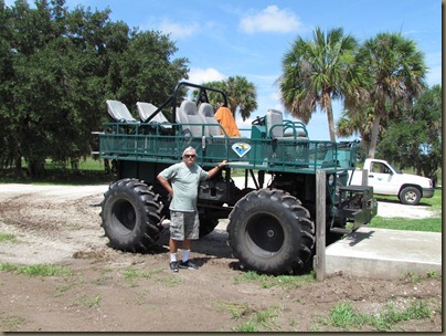 Al and the swamp buggy