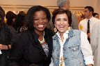 Doni Luckett from the Denver Post and I. Doni Luckett from the Denver Post and I.