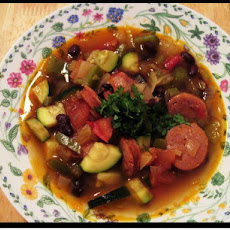 Black Bean and Chorizo Soup