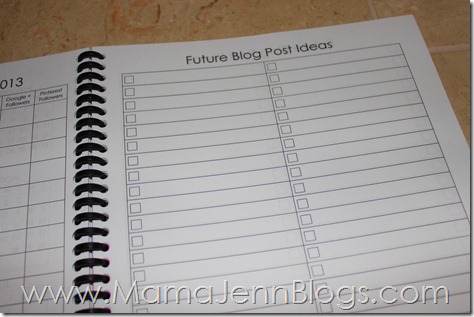 2013 Blogging Planner {FREE Printable}