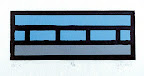 deck, 1994, relief print (edition of 8), 2.5 x 6.5 in.