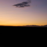 Hami - Couché de soleil sur le désert
