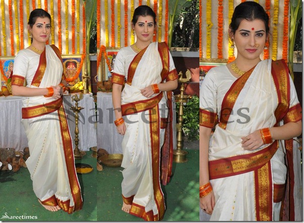 Archana_White_Traditional_Saree