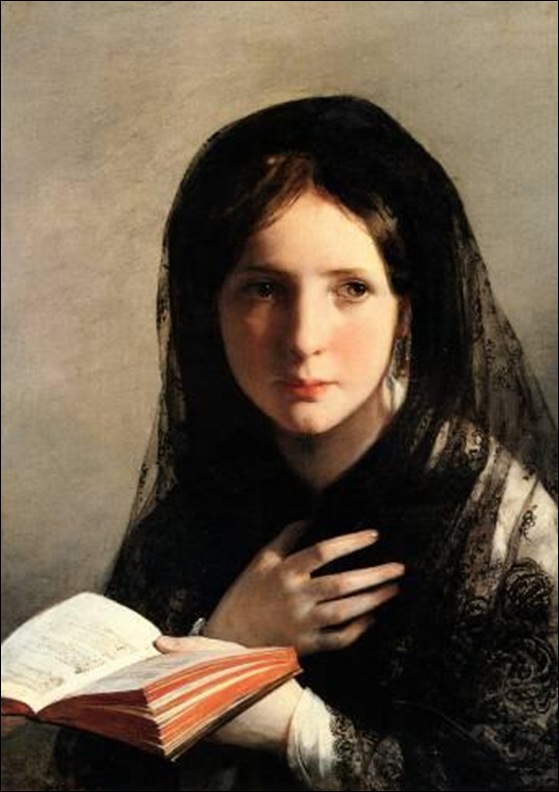 Friedrich Von Amerling, Jeune fille lisant Friedrich Von Amerling, Jeune fille lisant