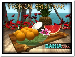 tropical fruit bar 1