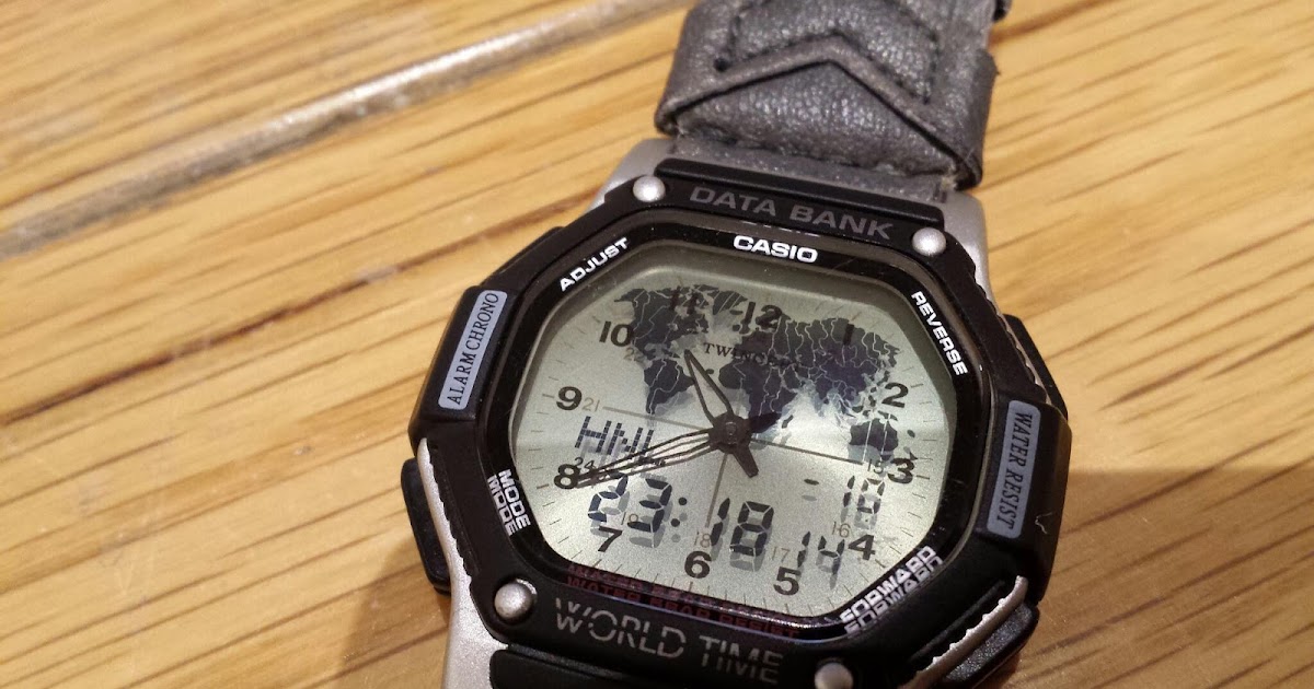 casio twincept watch