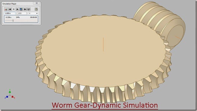 Worm Gear-Dynamic Simulation