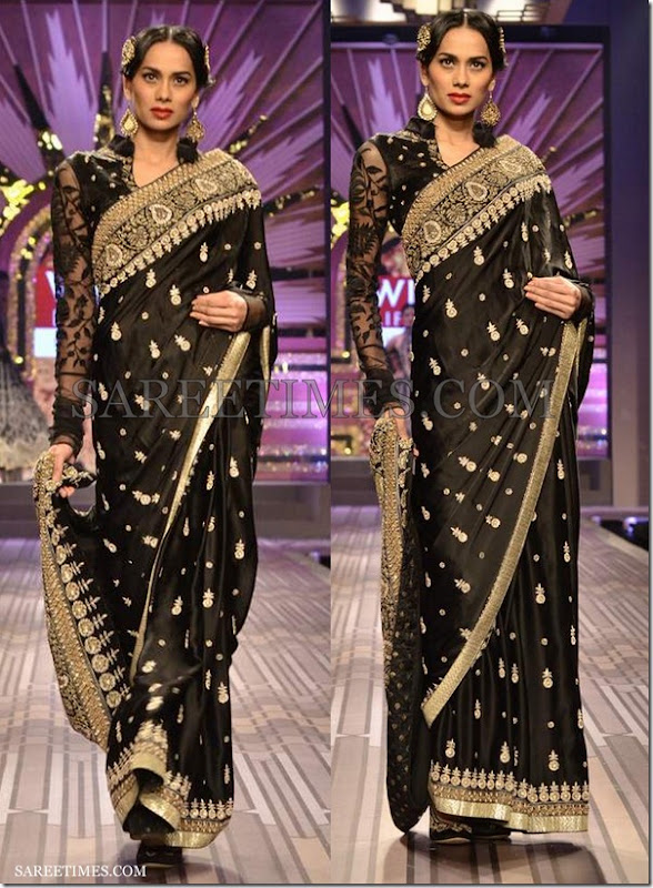 Ritu_Kumar_Black_Sari