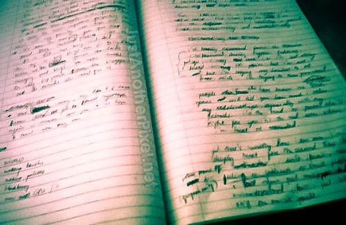 My  makeshift journal - a logbook