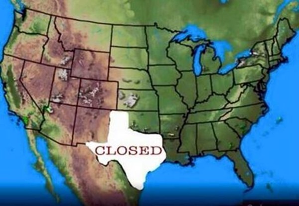 texas closed