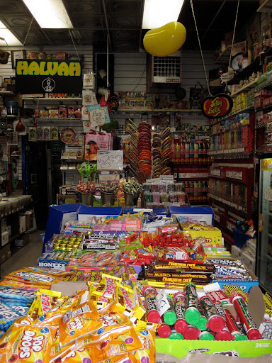 The back of Economy Candy's store.