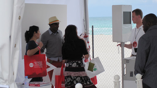 Chef Marcus Samuelsson joined some fans for what looked to me like a high school yearbook photo.