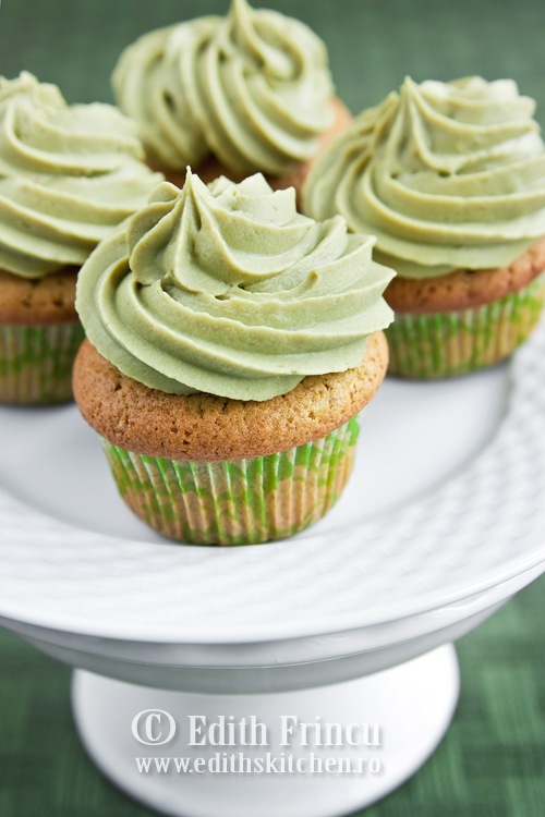 cupcakes cu matcha