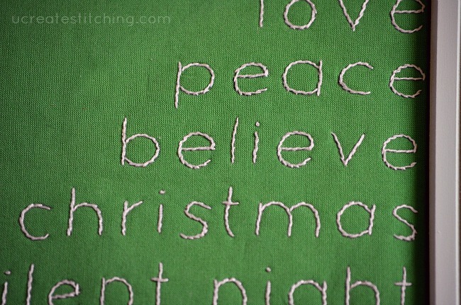 Close Up Tree Stitching