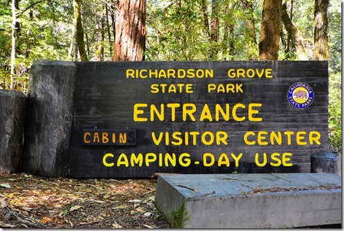 Richardson Grove Sign