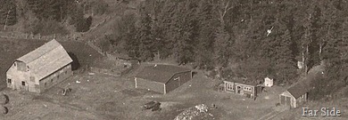 arial photo of the Farm unknown year