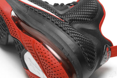 nike lebron 9 gr black white red 10 05 Releasing Now: Nike LeBron 9 Black & Red Miami Heat