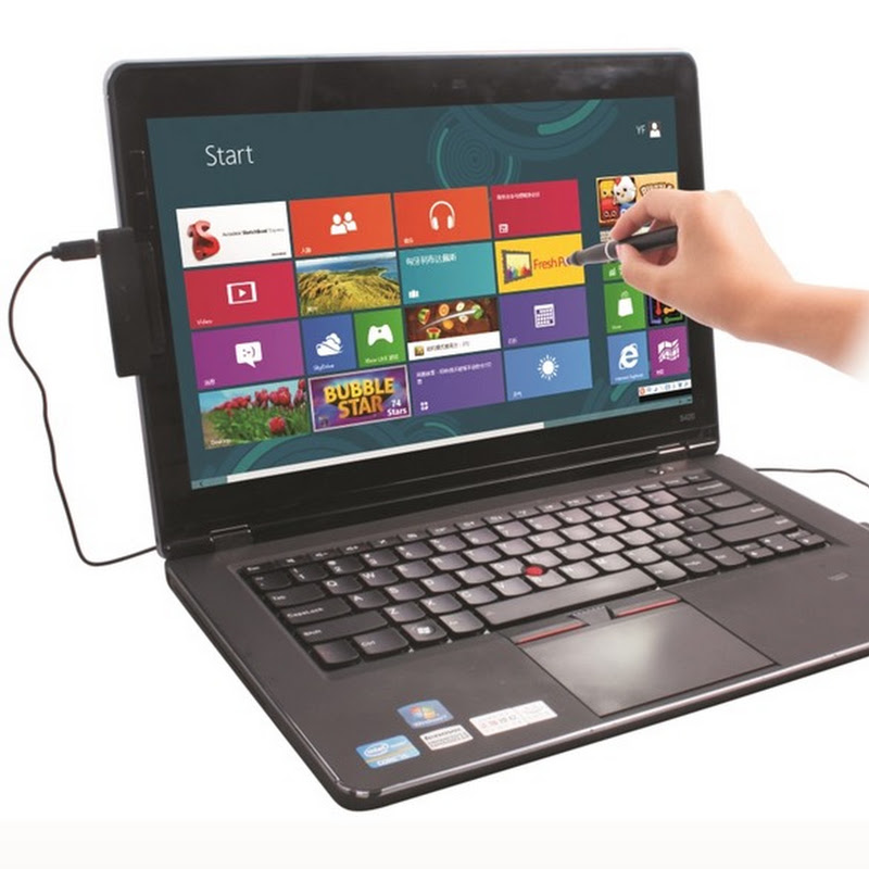 Biến laptop thường thành laptop cảm ứng bằng phụ kiện độc đáo