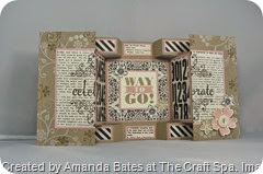 Typeset Large Square Double Display Birthday Card for Shelli,  Amanda Bates, The Craft Spa  (3)
