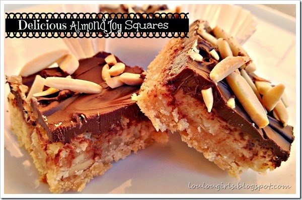 almond joy squares