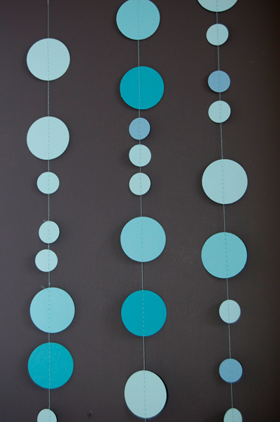 sewn circle garland tutorial