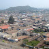Une vue aérienne de la ville de Goma, 26/06/2009.