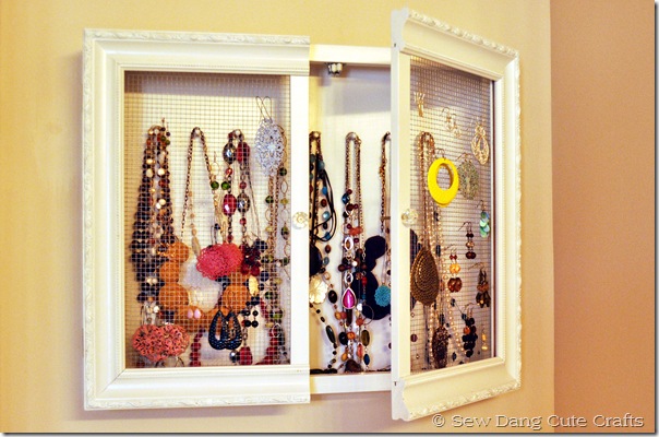 Jewelry Cabinet with door open Jewelry Cabinet with door open