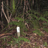 Border marker post on Gn Sawal (Daniel Quinn, July 2010)