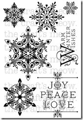 Vintage Snowflakes WM