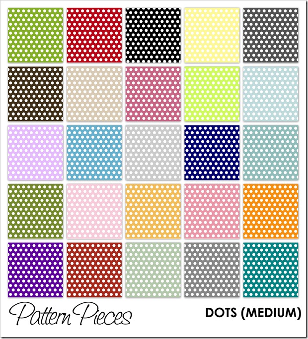 IMAGE - Pattern Pieces - Dots (Medium)