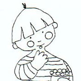 DIBUJOS INFANTILES DE NIÑOS COMIENDO PARA COLOREAR