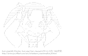 [AA]頭を抱える 伊藤千佳 （苺ましまろ）