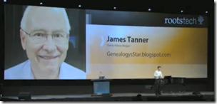 James Tanner was a RootsTech keynote presenter