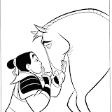 mulan habla al caballo.gif