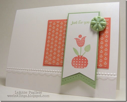 LeAnne Pugliese WeeInklings Paper Players 187 Bright Blossoms Stampin Up