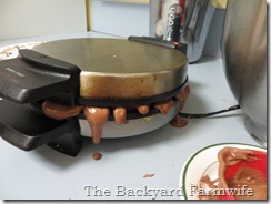 chocolate waffle - The Backyard Farmwife
