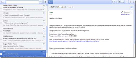 Offline Google Mail interfaccia grafica Offline Google Mail interfaccia grafica