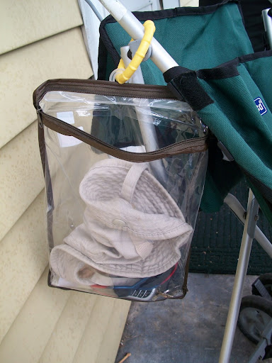 Use it as a handy and accessible stroller organizer.