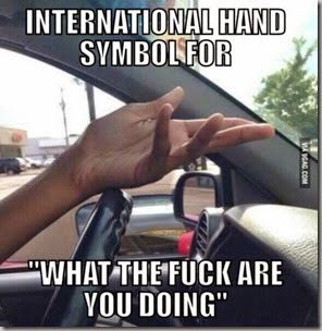 international hand symbol